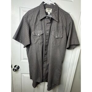 Vintage Ruddock  Plaid Shirt Men's Pearl Snap Western Cowboy  Rockabilly